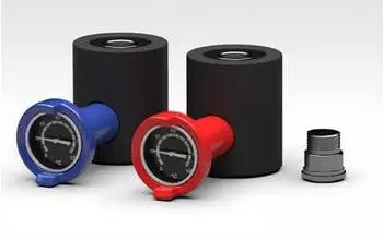 Bosch Anschluss-Set 28mm auf Rp1 VL/RL Kugelh&auml;hne mit Thermometer (8732962227)