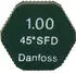 Danfoss Öldüse SFD 0,45USgal/h 60° Vollkegel (030F6006)