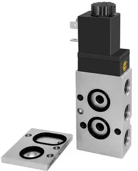 Riegler 3/2-5/2-Wegeventil NAMUR Luftfeder G 1/4, 230V 50Hz (552.11)