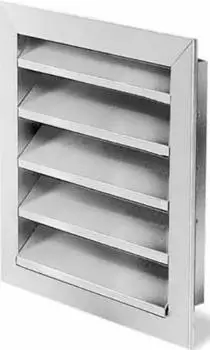 Helios WSG 400 Wetterschutzgitter Aluminium natur eloxiert (00121)