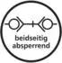 Riegler Verschlussnippel beidseitig absperrend MS blank G 1/4 IG NW 6,3 (246.52)