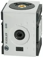 RIEGLER 100277-FU 944 Verteiler &raquo;FUTURA&laquo;, BG 2, G 1/2, Abg&auml;nge 2xG 3/8, 1x G...