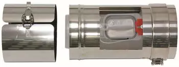 Vaillant Revisionsst&uuml;ck konzentrisch Fassadenverlegung &Oslash; 80/125mm PP/Edelstahl (0020042759)