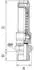 Riegler Sicherheitsventil DN8, Messing, G 1/4, Ansprechdruck 0,9bar (226.01-0,9)