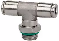 RIEGLER 110405-55.018-4 ES T-Steckverschra., drehbar, G 1/8 a., Schl.-&Oslash; 4, 15bar, ES