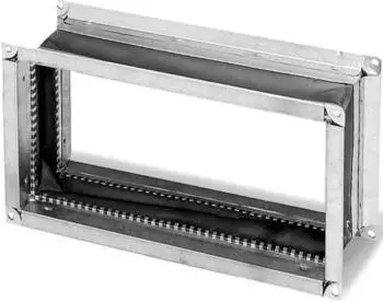 Helios VS 80/50 Flexibles Verbindungsst&uuml;ck rechteckig mit Flanschen (05700)