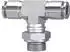 Riegler T-Steckverschraubung drehbar G 1/4 a. Schlauch-Ø 6mm ES 1.4404 (855.014-6 ES)