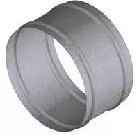 Helios Vh 500 Verl&auml;ngerungsh&uuml;lse Dn 500, L&auml;nge 15cm, Stahl Verzinkt