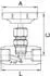 Riegler Nadelventil Edelstahl 1.4571, G 1/2, DN 8, PN max. 400bar (240.84 ES)
