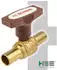 Caldo ISOPRESS Heizungs-Kugelhahn Ø22mm Press-Klemmanschluss ISO-T-Griff Messing (81488022)