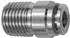 Riegler Gerade Steckverschraubung, rund, R 1/2 a., Schlauch Ø 12mm, 20 bar, Edelstahl 1.4404 (850.012-12 ES)