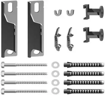 Kermi Wandkonsolen-Set (kurz) f&uuml;r Flachheizk&ouml;rper Wandabstand 30mm, wei&szlig; (ZB02640001)