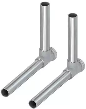 Tece TECEflex SLHK-Winkelabsperrung Set, Kupfer vernickelt, 15mm (730010)