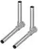 Tece TECEflex SLHK-Winkelabsperrung Set, Kupfer vernickelt, 15mm (730010)