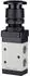 Riegler M3 3/2-Wegeventil manuell, Pilztaster, NC, monostabil, G1/8 (5155000)
