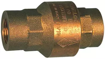 Riegler R&uuml;ckschlagventil voller Durchgang Messing Rp 1 1/2 20-50mbar (227.36)