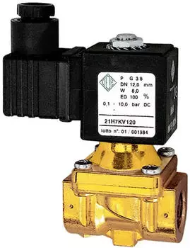 Riegler MV 1358 2/2-Wegeventil NC G1/2 230-240V 16VA NBR 1-20bar (MV 1358)