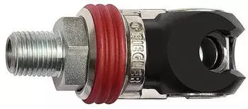 Riegler Schwenk-Sicherheitskupplung NW 7,2 EURO 7,2 Stahl G 3/8 AG