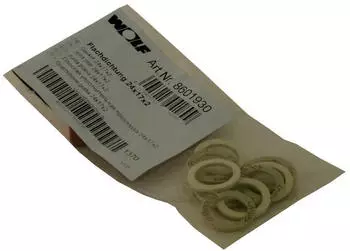 Wolf Flachdichtung 24x17x2mm 3/4" 10er-Satz (8601930)