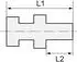 Riegler Gerade Einschraubverschraubung R1/8, Rohr-Ø 8mm, 1.4571, 315bar (ES 26)