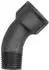 Riegler Bogen 40, 45°, Rp 1½i, R 1½a, Temperguss schwarz (TFB 40-112-S)