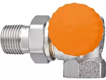 Heimeier Eclipse Thermostat-Ventilunterteil Winkeleck rechts DN10 (3934-01.000)
