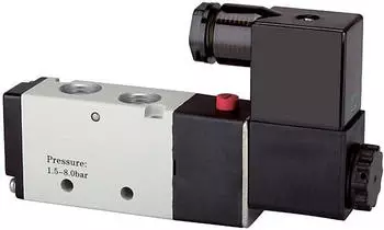 Riegler 4V 5/2-Wegeventil elektropneu. monostabil G 1/4 24VDC 1300l/min (517.2004)
