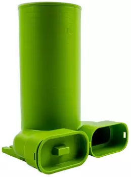 Wolf Anschlussteil Flachkanal 50x140, DN125, 90&deg;, 330mm (2577592)