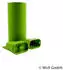 Wolf Anschlussteil Flachkanal 50x140, DN125, 90°, 330mm (2577592)