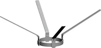 Wolf Abstandhalter DN80/125 Polypropylen, 4 St&uuml;ck (2651478)