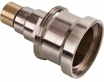 Heimeier Spindelverl&auml;ngerung f&uuml;r RTL-Ventile 20mm, Messing vernickelt (9153-20.700)