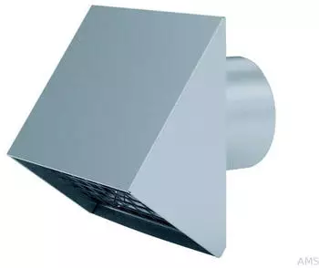 Vaillant VAZ-G160 Fassadendurchf&uuml;hrung mit Wetterschutzgitter &Oslash;160mm wei&szlig;aluminium (0010031859)