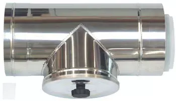 Vaillant Revisionsst&uuml;ck 110/160mm Fassadenverlegung konzentrisch PP/Edelstahl (0020106407)