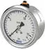 Riegler Glyzerinmanometer CrNi-Stahl G 1/4 hinten zentr. 0-1,0 bar Ø63 (802-C)