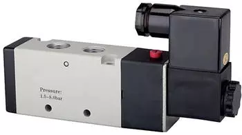 Riegler 5/2-Wegeventil &raquo;4V&laquo; elektropn. monostabil G 1/8, 230V 50Hz, 750l/min (517.2102)