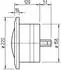 Helios BTK 160 Tellerventilklappe Brandschutz 160mm (02631)