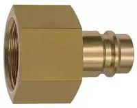 RIEGLER 141573-419.54 Nippel f&uuml;r Kupplungen NW 19, Messing blank, G 3/4 IG,...
