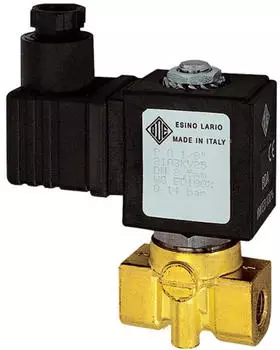 Riegler 2/2-Wegeventil NC direktgesteuert 24V DC 8W FKM G1/8 PN0-6bar (MV 1324 G)