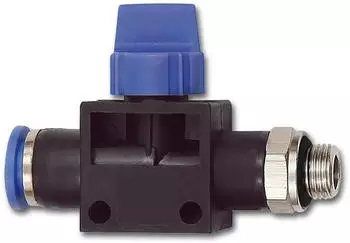 Riegler 3/2-Wegeventil &raquo;Blaue Serie&laquo; Steckanschluss G 3/8 au&szlig;en &Oslash; 10mm (231.038-10)