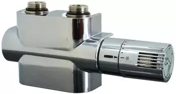 Ximax Multiblock-Set Universal Mittenanschlussgarnitur Thermostatkopf Chrom (70461)