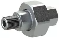 RIEGLER 113198-TFV 341-30 Verschraubung 341, IG/AG, Rp/R 3, schwarzer Temperguss