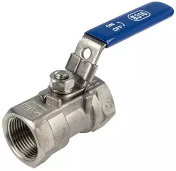 Gebo Kugelhahn 1.4408 Edelstahl 1" IG einteilig max. 65bar (603-100)