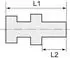 Riegler Gerade Einschraubverschraubung R1/4, Rohr-Ø12, 1.4571, 315bar (ES 31)