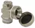 Simplex Entleerungsstopfen R Exclusiv G1/2a x G3/4 Schlauchanschluss MS vernickelt (F10602)