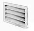 Helios WSG 50/30 Wetterschutzgitter rechteckig Aluminium eloxiert (00111)