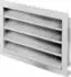Helios WSG 50/30 Wetterschutzgitter rechteckig Aluminium eloxiert (00111)