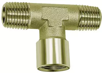 Riegler T-St&uuml;ck au&szlig;en/innen/au&szlig;en G/R 1 SW 30 Messing vernickelt (N 254.86)