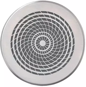 Vaillant Vortex Design-Abdeckblende rund Edelstahl &Oslash;125mm (0020212290)