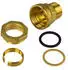 Caleffi Anschlussverschraubung 861 Messing 50mm x 1½