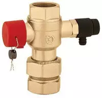 Caleffi Kappenventil 558070 1 1/4", mit Entleerung, f&uuml;r Ausdehnungsgef&auml;&szlig;e